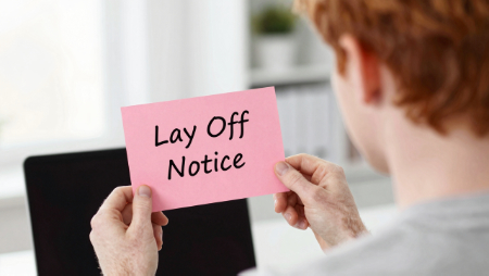 red haired man holding lay off notice generated with Z-Image